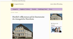 Desktop Screenshot of amtsgericht-neresheim.de
