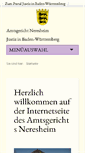 Mobile Screenshot of amtsgericht-neresheim.de